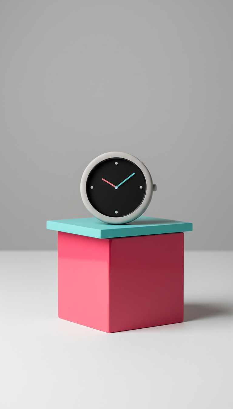 Ceramic Minimal Analog Matte Finish